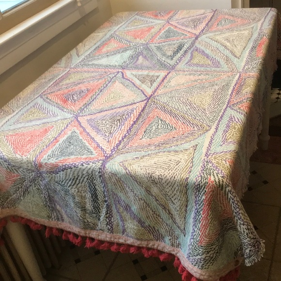 NWOT Anthropologie  Free People Cotton Tablecloth - Picture 1 of 7